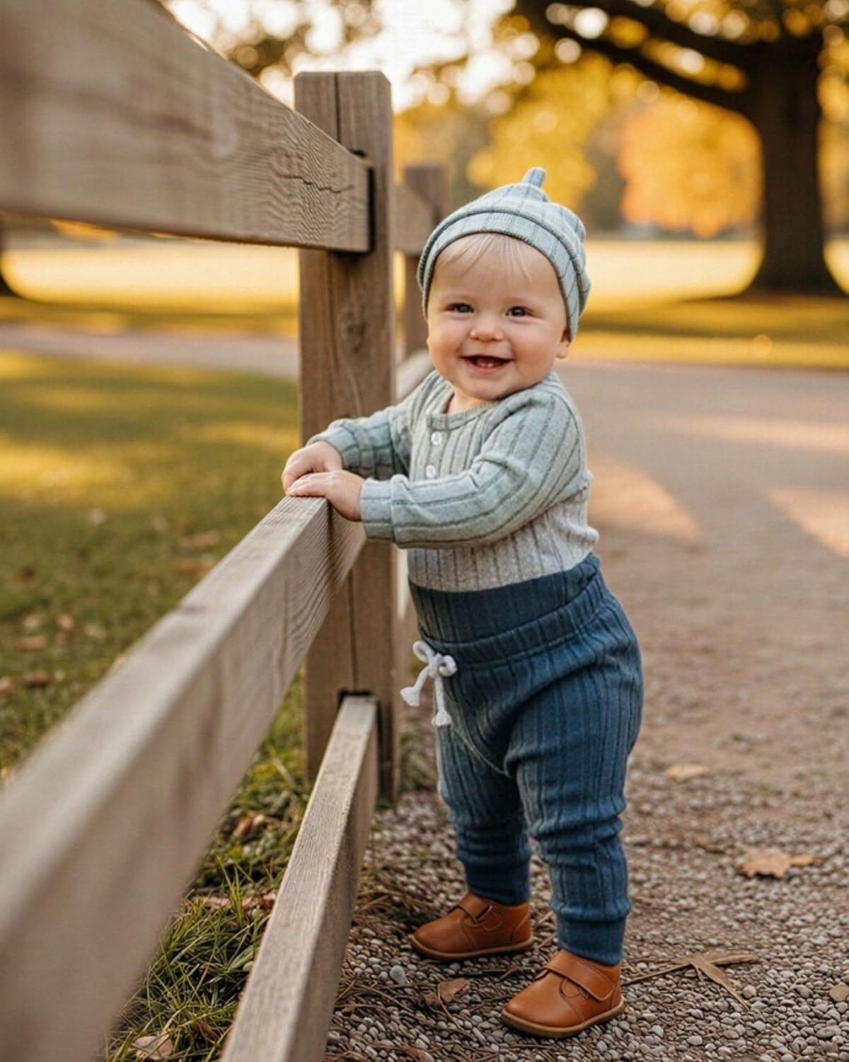 Renotemy Newborn Baby Boy Clothes Winter Outfit Essentials Preemie-12Months image 5