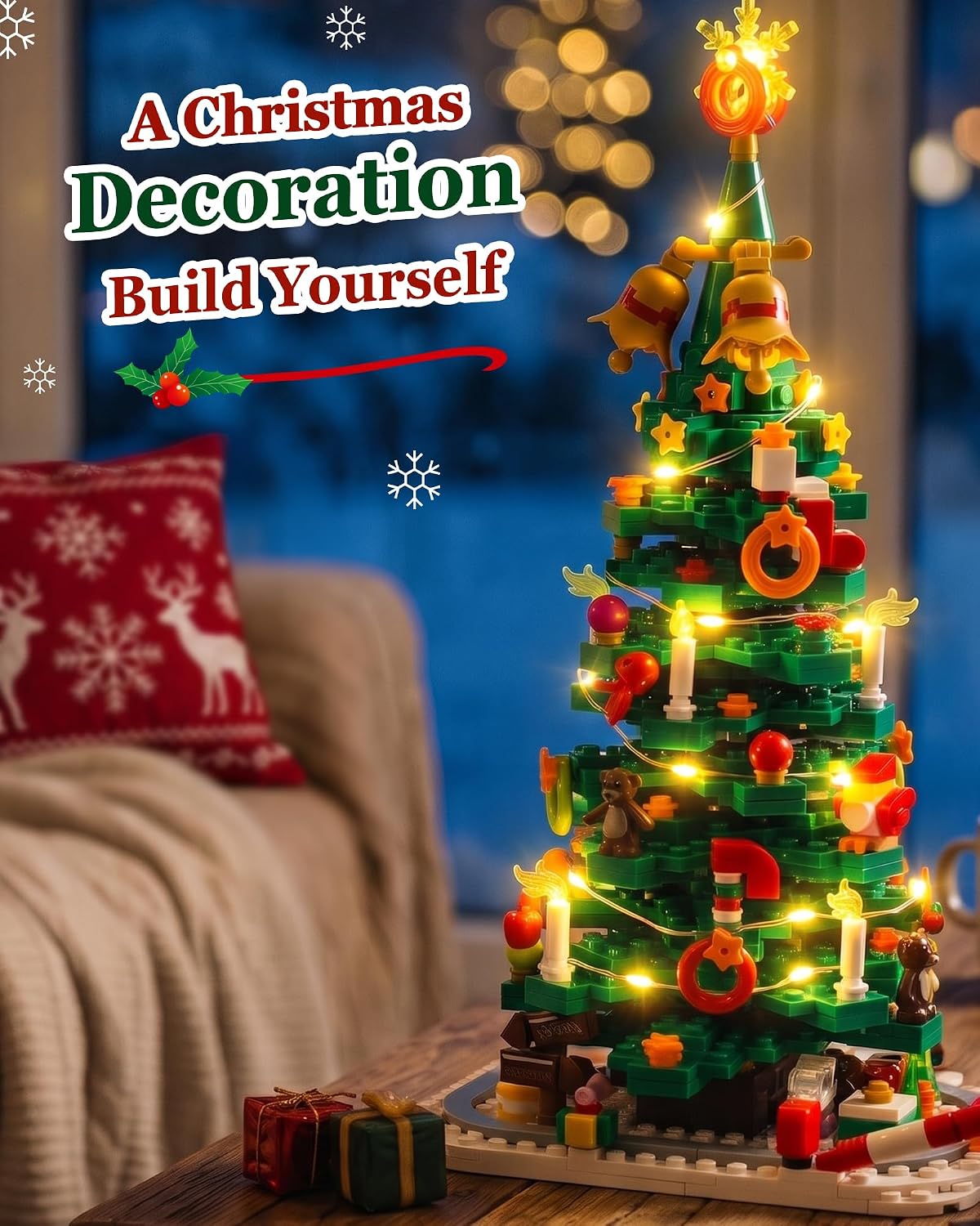 Christmas Tree and Train Advent Calendar 2026 for Kids Teens Adults