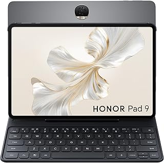 Honor Pad 9, 8GB RAM, 256GB ROM, Wi-Fi Tablet, 12.1 Inch Size, Space Grey Bundle With Honor Smart Bluetooth Keyboard Case - Middle East Version