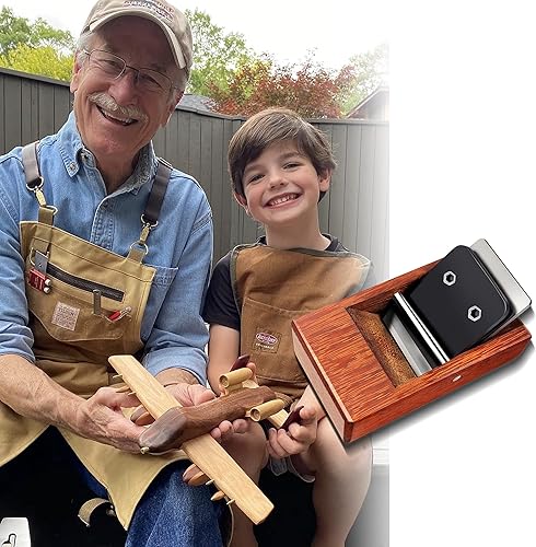 Miniatura 7 de Cepilladora de mano, cepilladora plana de mano de bloque perfecta para carpintería, recorte, cepillado de madera, alisado de superficies