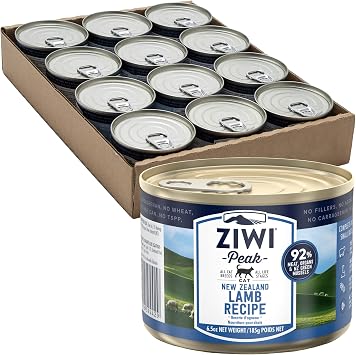 ZIWI Peak Cat Cans, Lamb, 6.4 oz 185 g x 12 Cans