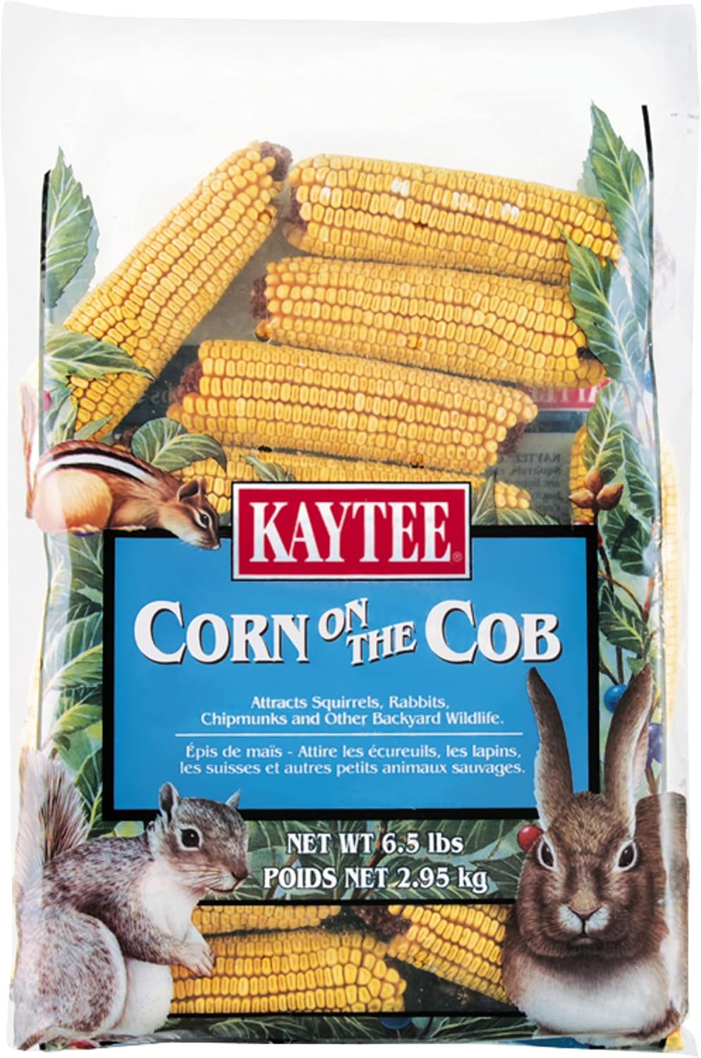 Kaytee Corn On The Cob Food For Wild Squirrels, Rabbits, Chipmunks and Other