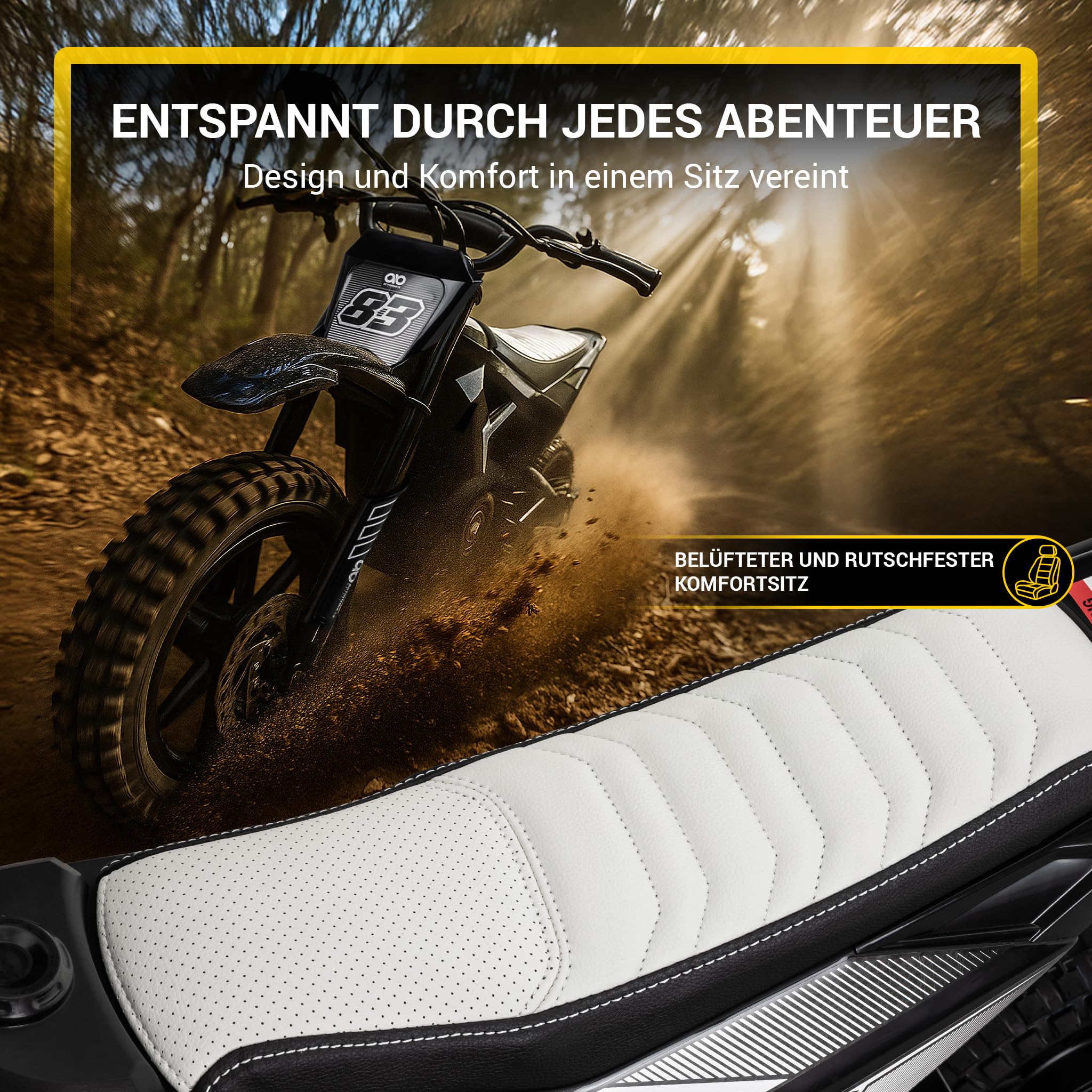 Actionbikes Motors Elektro Motorrad Kinder | 𝟐𝟒 Volt 𝟐𝟓𝟎 Watt Motor bis 𝟐𝟐 km/h | E Bike | Dirt Bike | Electric Bike | Motocross | Pocketbikes | Pocketbike | Dirtbike ab 8 Jahren (Schwarz)
