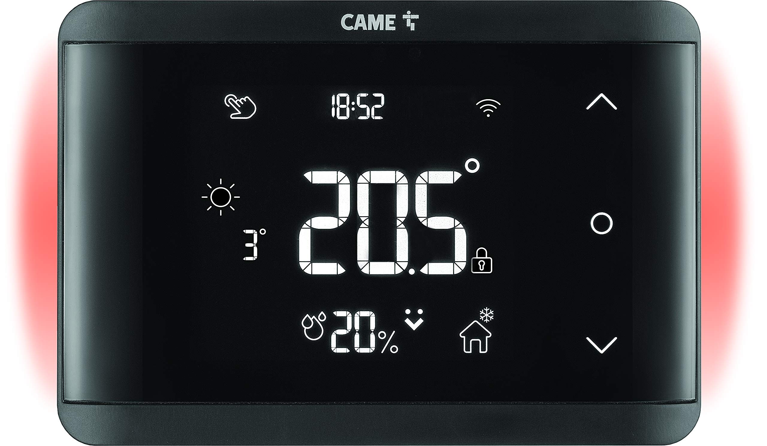 CAME 845AA-0110 TH/700 BK WIFI TERMOSTATO SMART TOUCH COLORE NERO