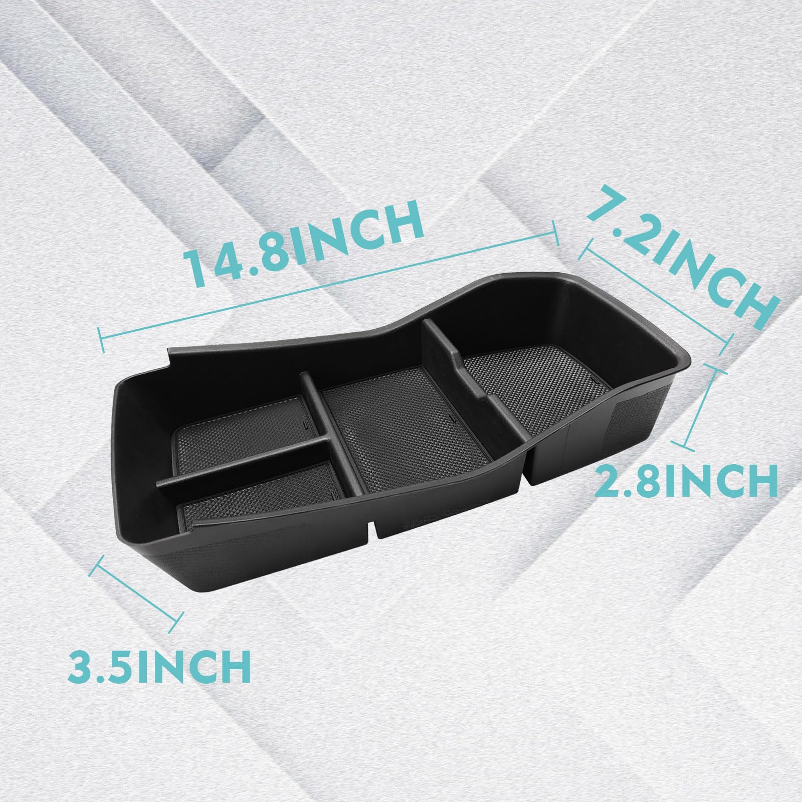 GAFAT Compatibile con Kia EV9 GT-Line 2024 2025, contenitore per console centrale, EV9 2024, organizer per braccioli, vano portaoggetti, accessori EV9