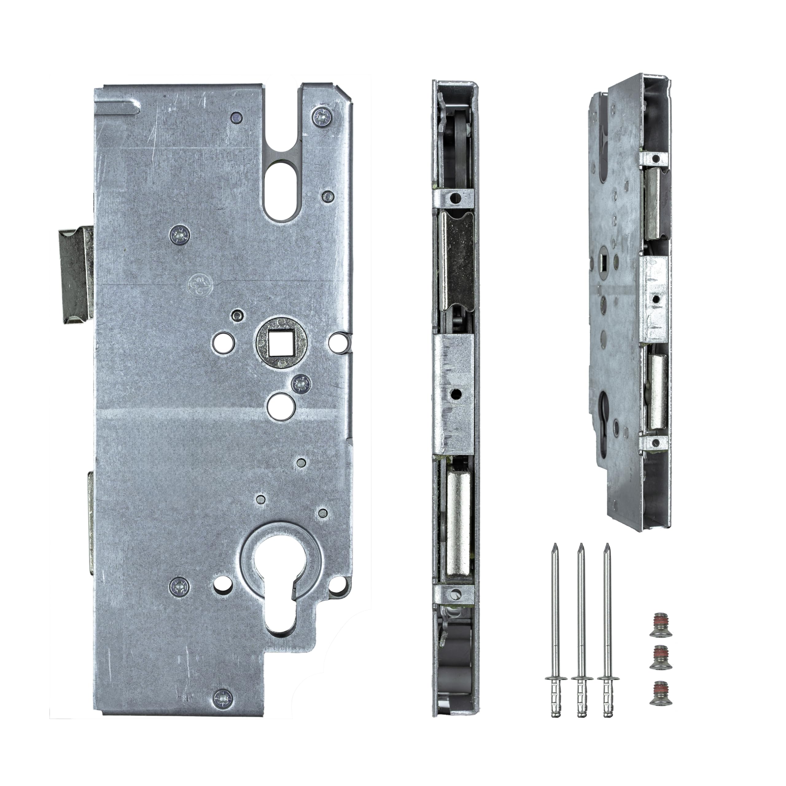 KFV Reparaturschloss 8772 | Einsteckschloss Renovierungsschloss für Mehrfachverriegelungen - Schlosskasten zur Reparatur oder Instandsetzung | Entfernung 72 mm, Dornmaß 65 mm