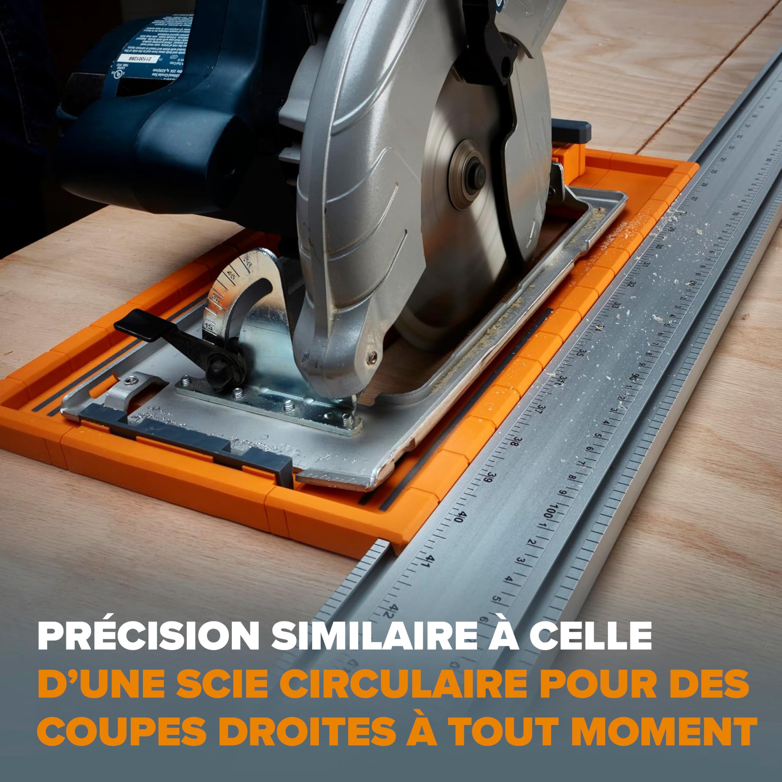 Guide De Coupe Droite Pour Scie Circulaire, Bord De Serrage En Alliage
