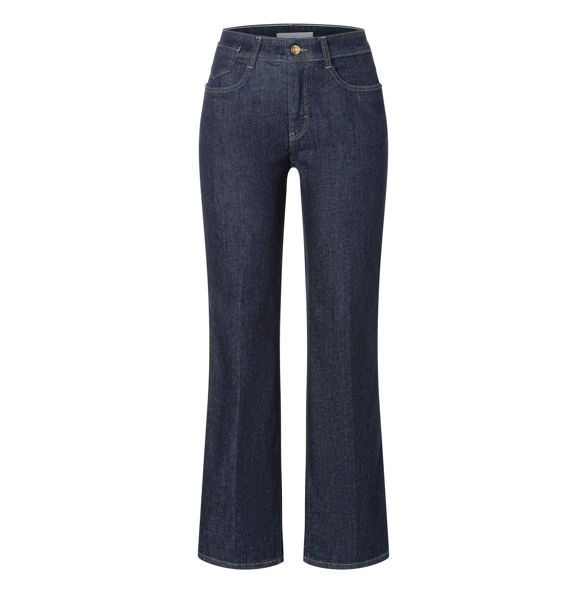 MAC Bootcut-Jeans Laura in blau, Gr. 42, Länge 30