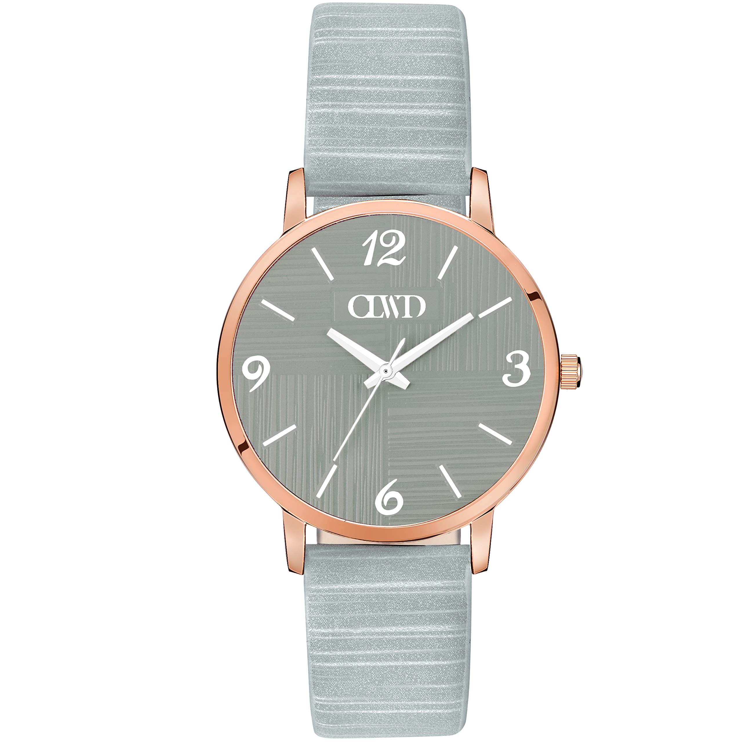 CLOUDWOOD Luxury Analogue Womens Watch(Grey Dial Gray Colored Strap)-MT318 (B08TMPM4QS) Amazon Price History, Amazon Price Tracker