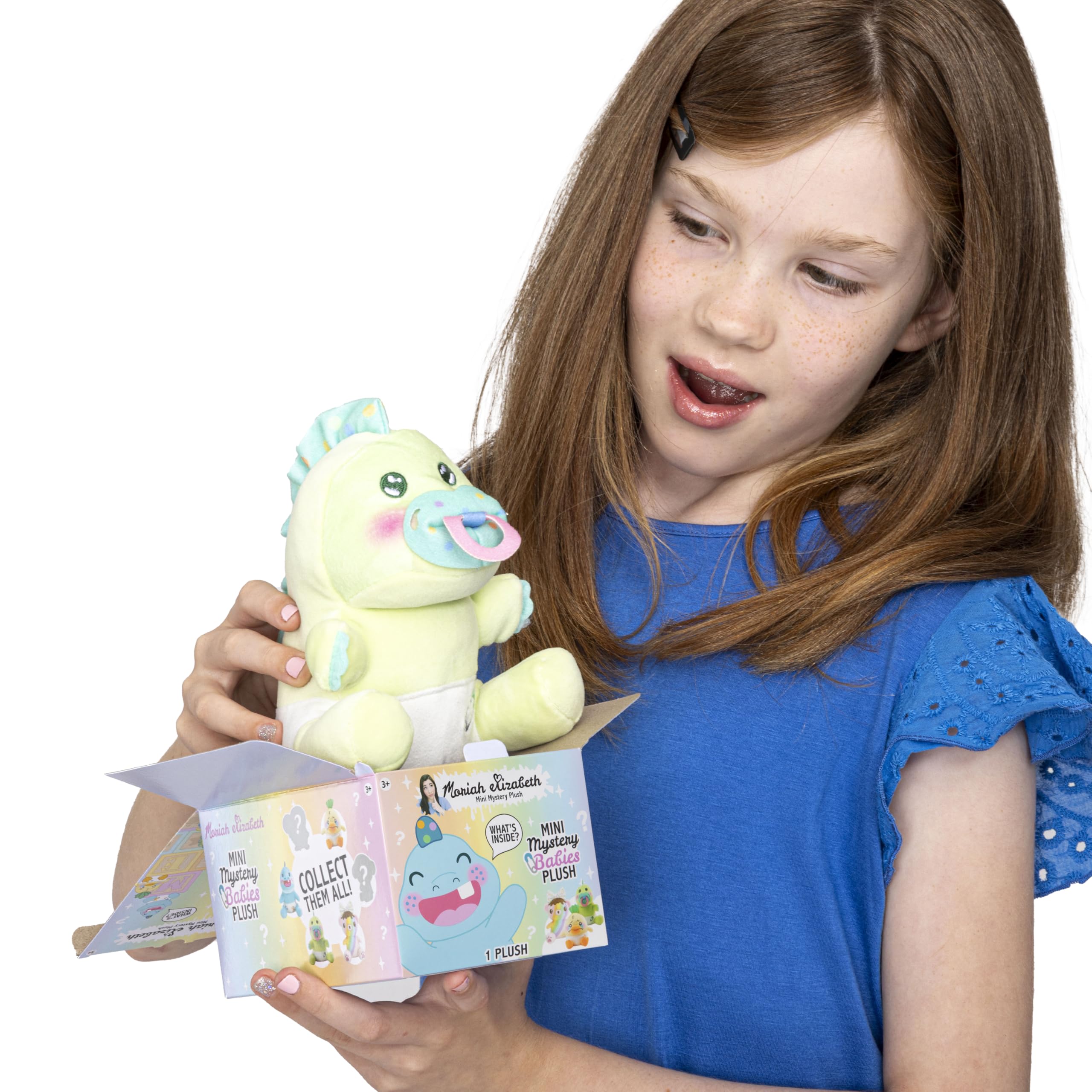 Moriah Elizabeth Mini tajemniczy plusz, seria 4, Baby Mystery Plush, YouTube Craft Channel, Blind Box, 1 z 8 możliwych, oficjalny produkt