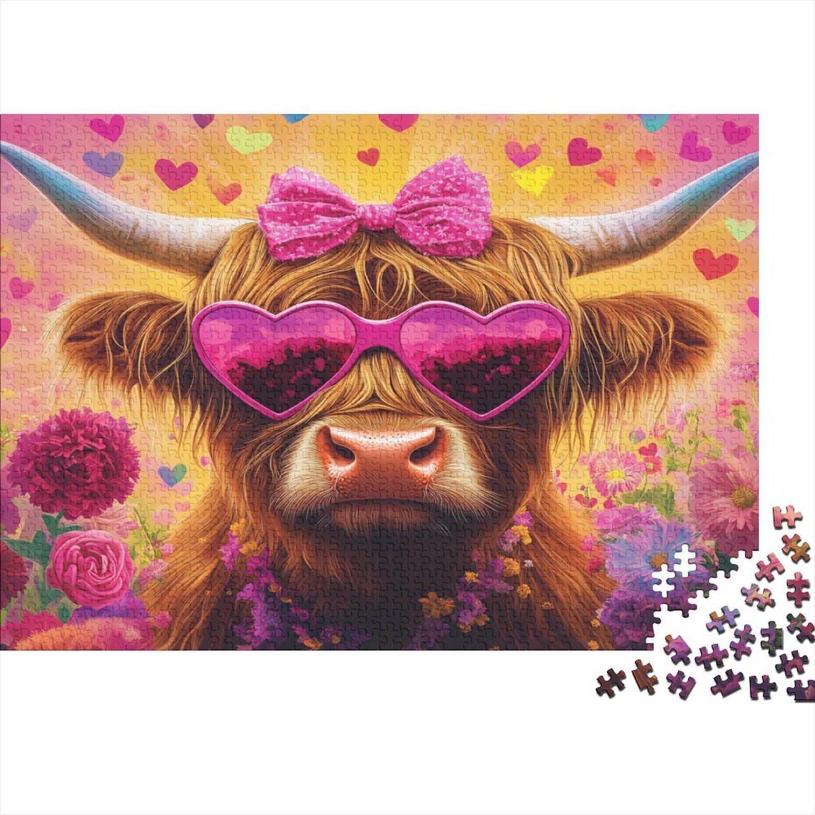 Puzzle de 1000 piezas de cartón duradero ideal como regalo de cumpleaños 8