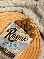 Vista 5 de Rawmio Nueces de macadamia cubiertas de chocolate - Orgánicos, crudos, veganos, 70% chocolate negro, 2 paquetes, 2 onzas.