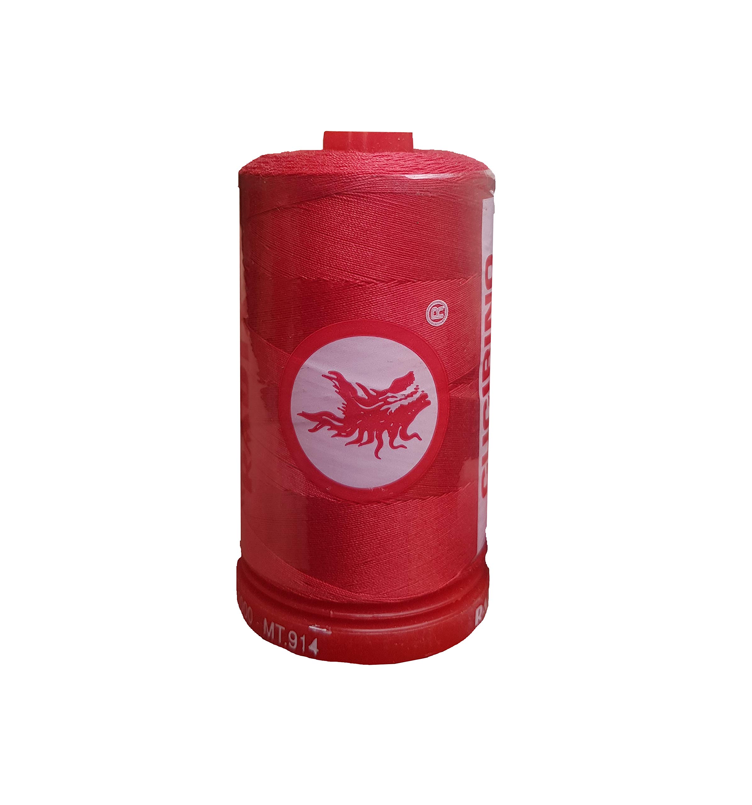 Trzy gwiazdkowe Nici Radix 1000 yds Nici do Szycia (Czerwony, 1x)
