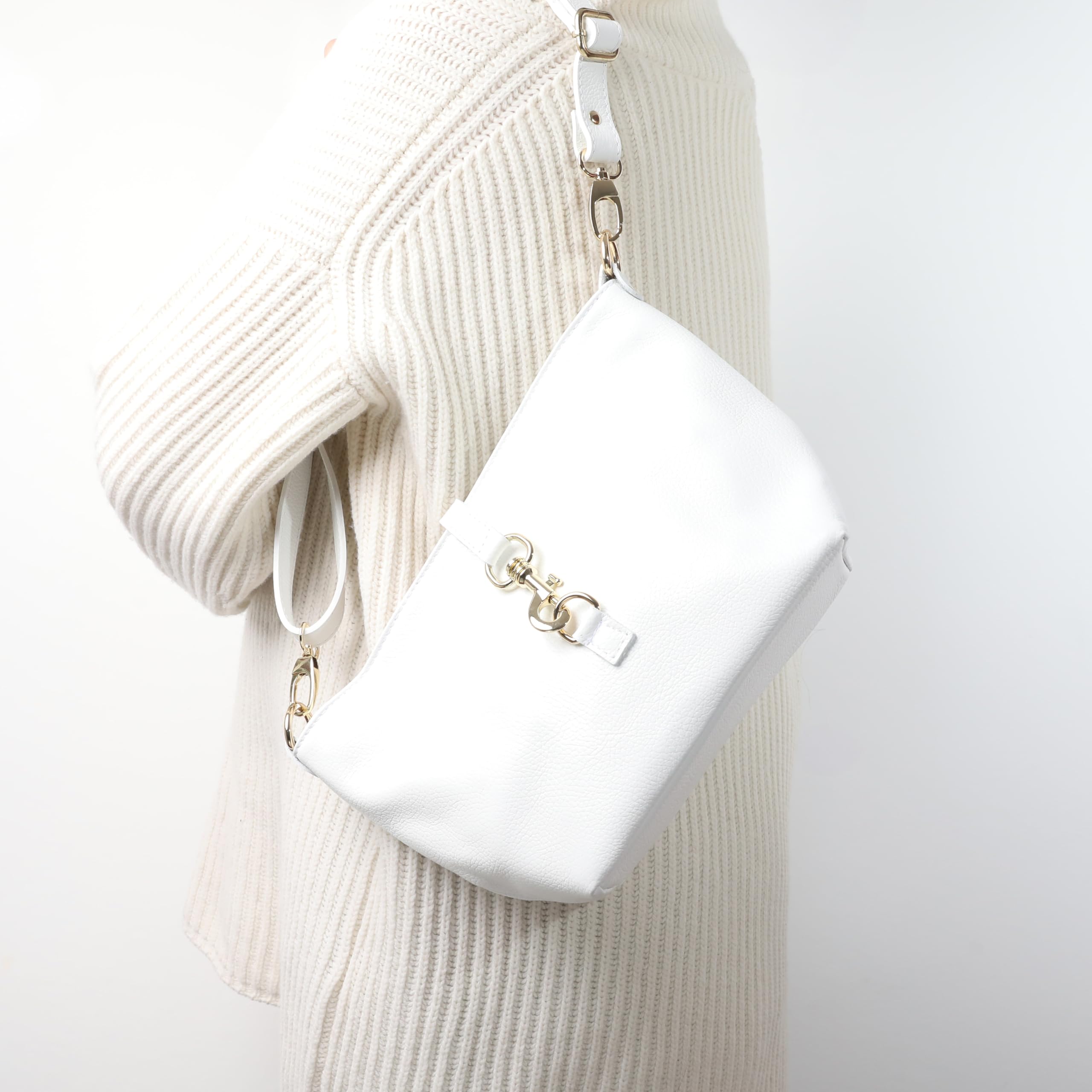 Cartera Pack 1, Cartera de Mujer, Piel Sintética, Diseño Elegante y Funcional, Ideal para el Día a Día, Amplio Espacio con Correa Corta y Larga, Cremallera, 550g, 34x24x4 cm