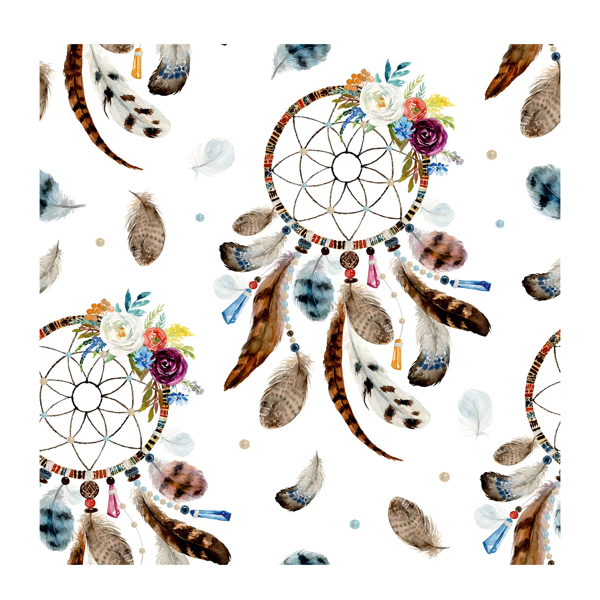 PAPER PLANE DESIGN Self-Adhesive Watercolour Pattern Wallpaper for Living Rooms, Bedrooms, Offices - 1 Roll (Dreamcatcher) (B0BRJFD4M6) Amazon Price History, Amazon Price Tracker