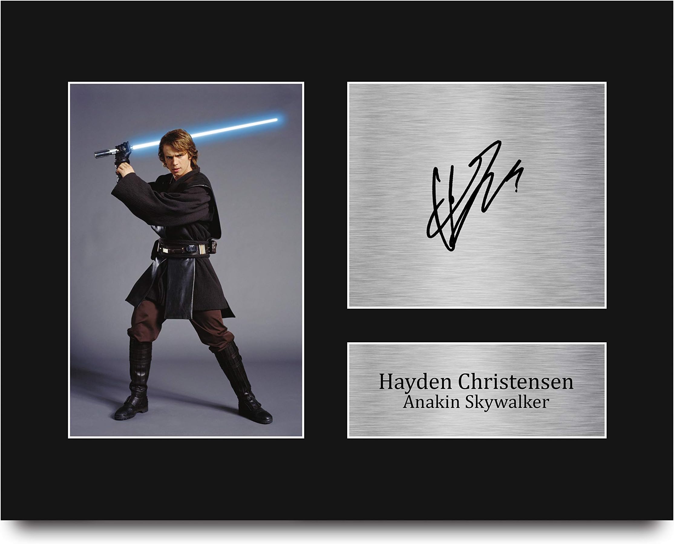 HWC Trading Hayden Christensen Gift USL Signed Printed Autograph Star Wars Gifts Anakin Skywalker Print Photo Picture Display - US Letter Size