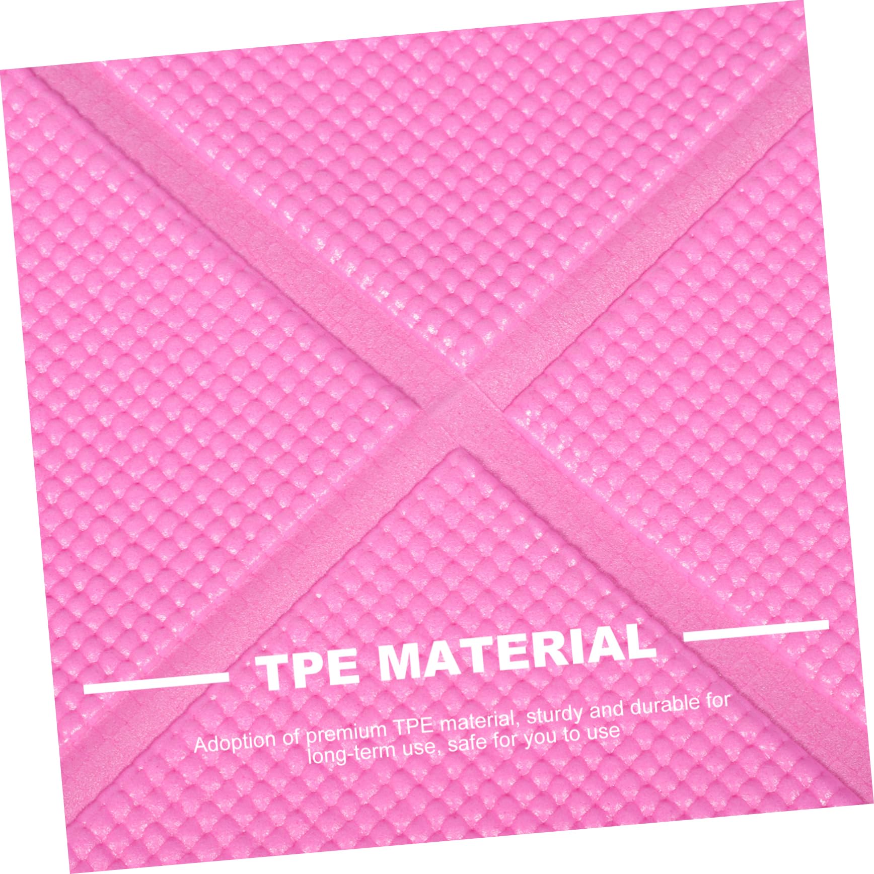 KOMBIUDA Esterilla Segura Antideslizante y Plegable de Yoga de Tpe para Pilates y Estiramientos, Adecuado para Casa y Ejercicio