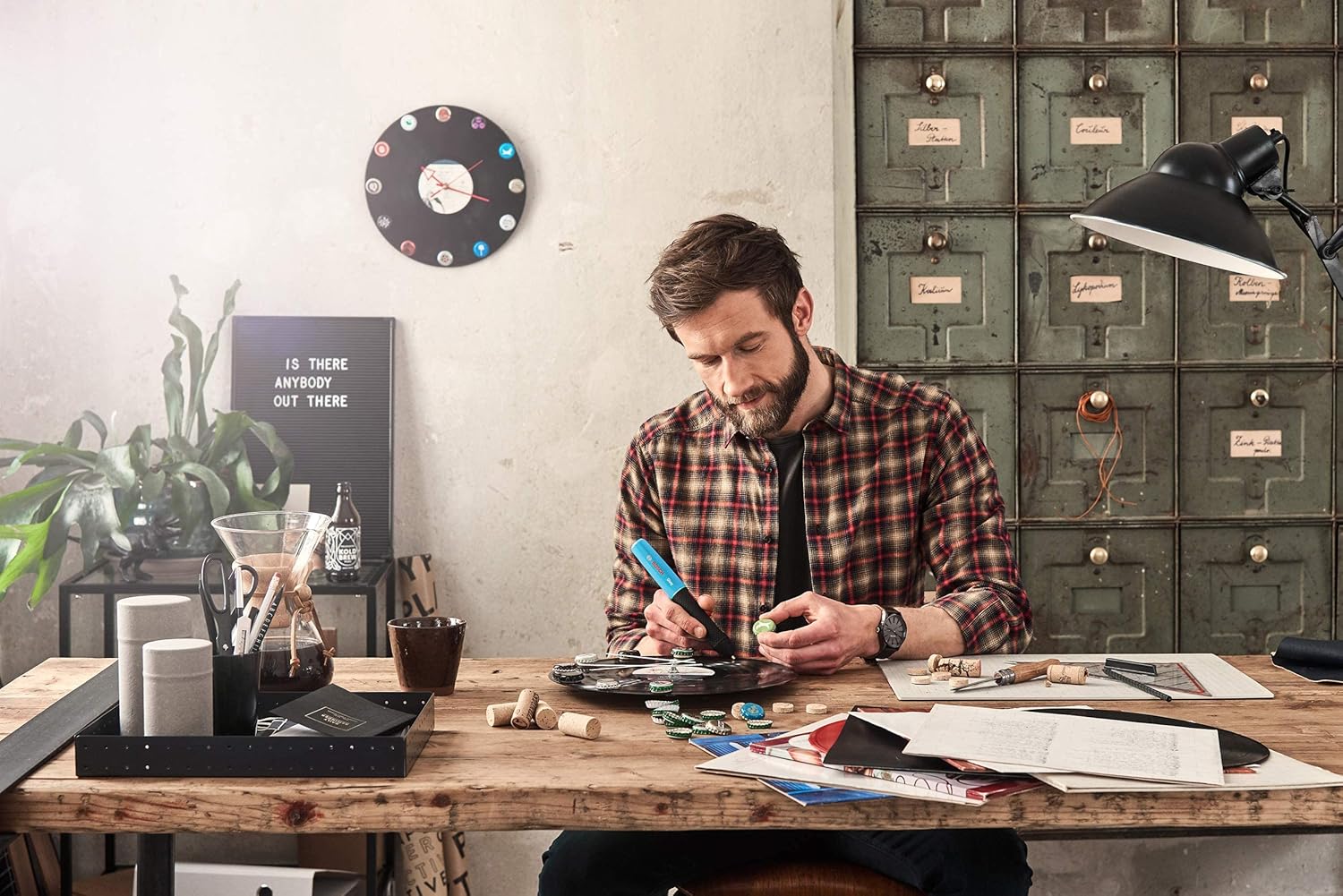 Bosch 70-Piece Gluey Sticks Glitter Mix (Glue Sticks, 20x7 mm, Accessories for Gluey Hot Glue Stick)