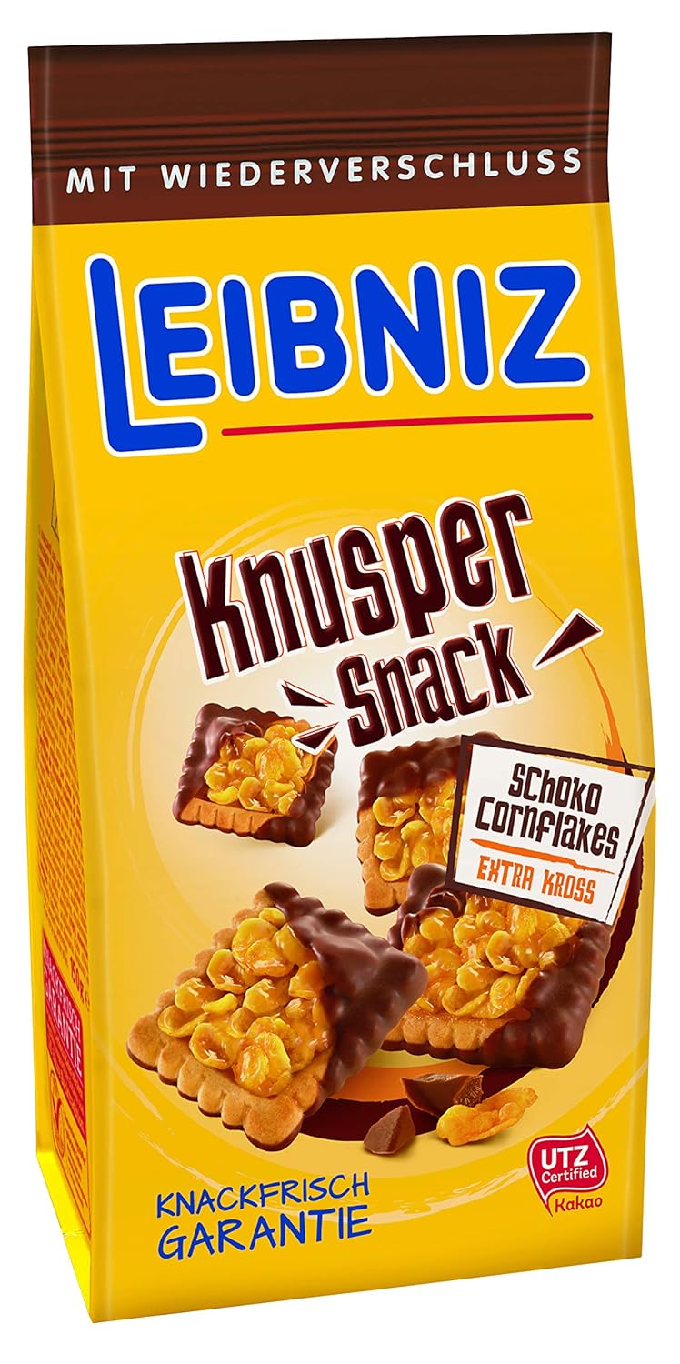 Leibniz Knusper Snack Schoko Cornflakes 150g Original Beurkeks with