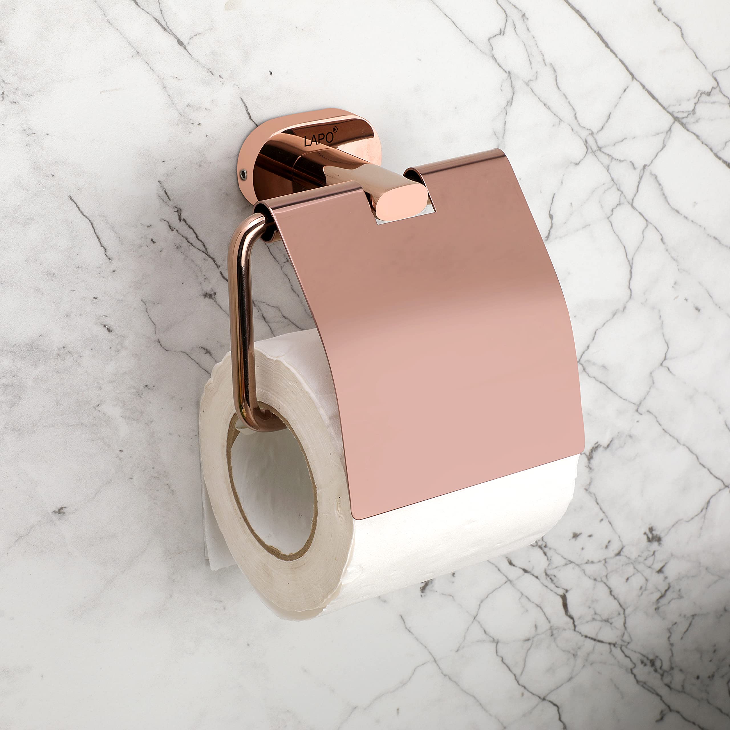 LAPO 304 Grade Stainless Steel Toilet Paper Holder for Bathroom | Tissue Paper Roll Holder | Toilet Roll Holder | Toilet Tissue Holder | Bathroom Accessories | Anti Rust(KIK Rose Gold Finish) (B0C1VSRKV4) Amazon Price History, Amazon Price Tracker
