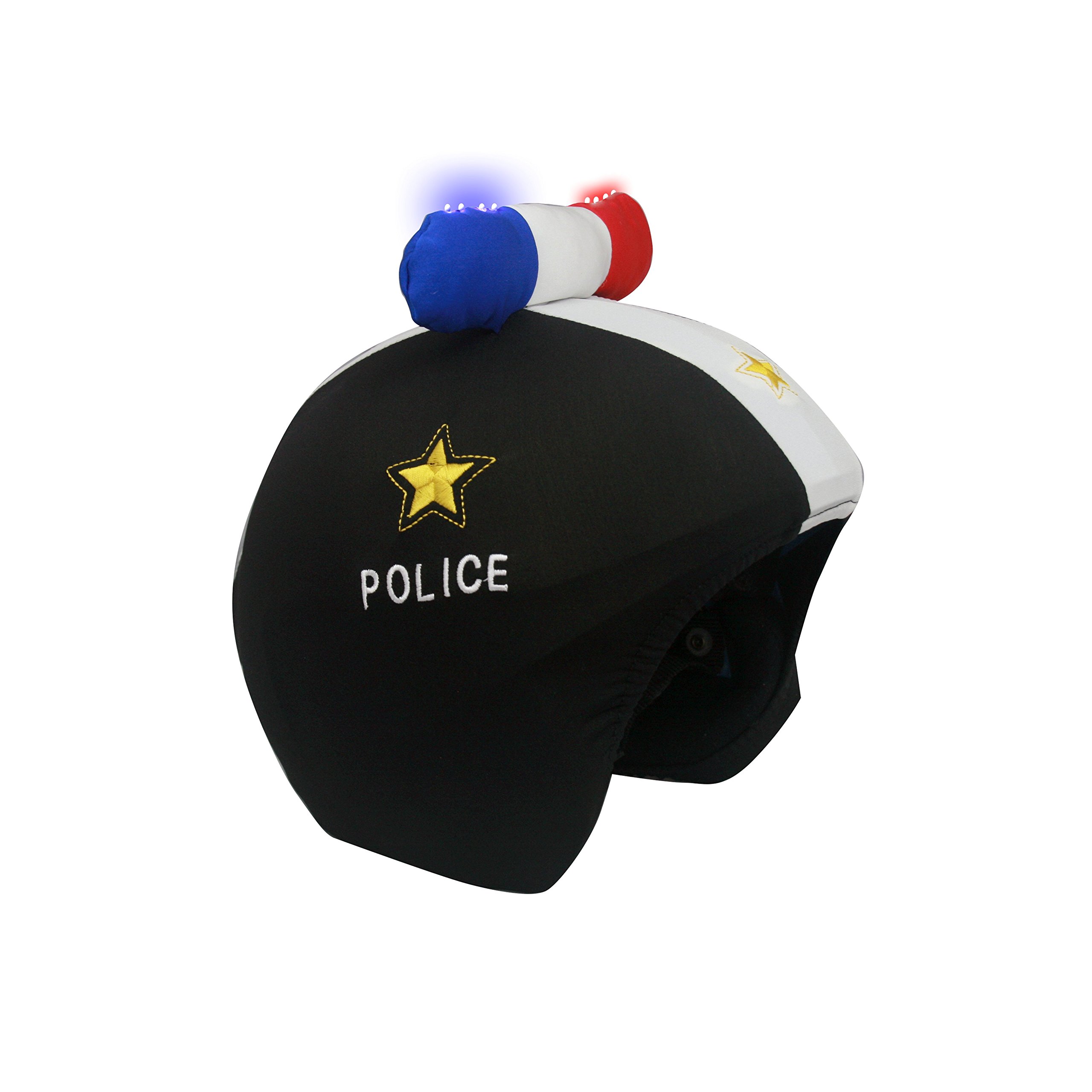 Coolcasc Multisport Couvre-Casque LED Police