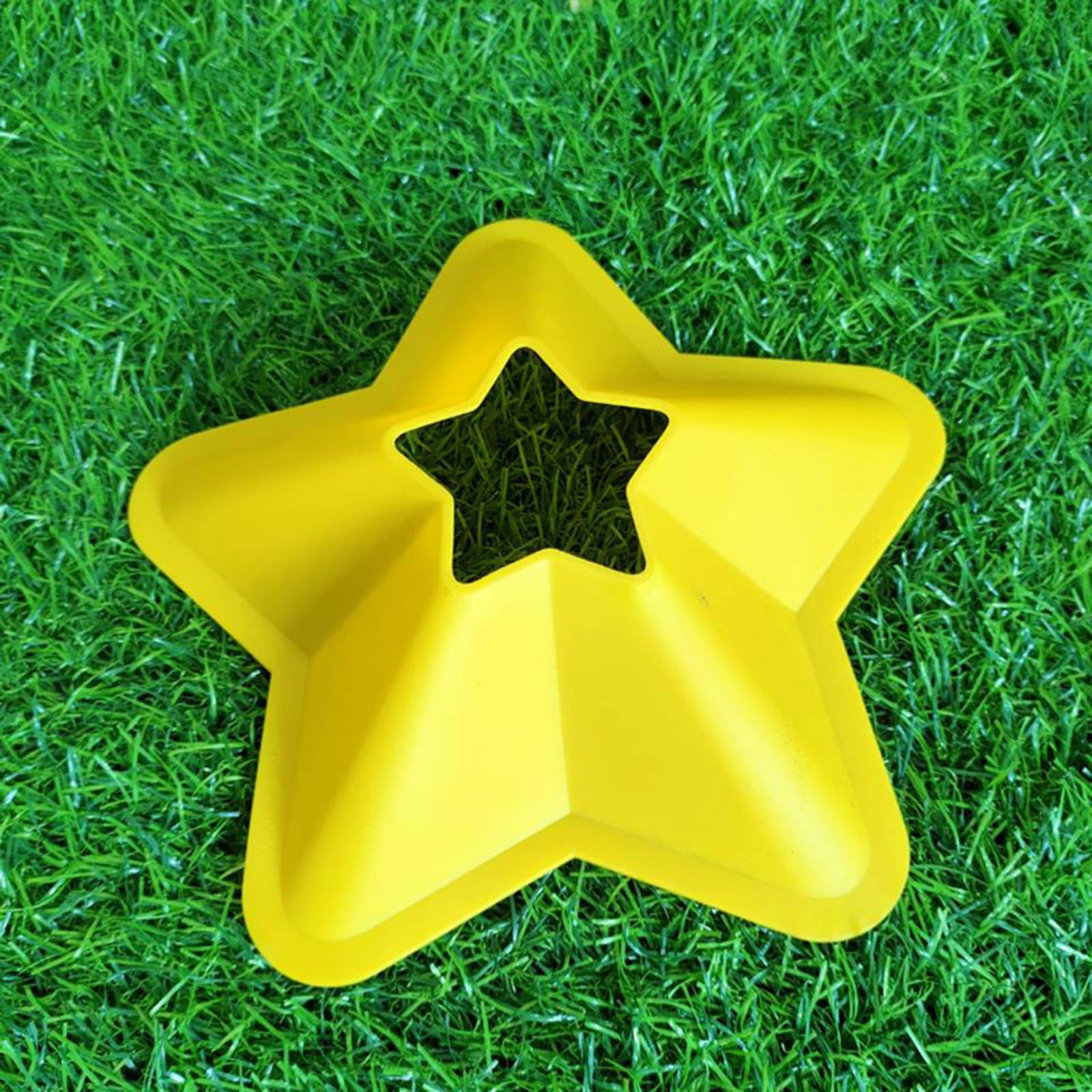 Conos de Entrenamiento Atlético Con Base Estrella. Durabilidad. Discos De Entrenamiento De Fútbol Mejoran La Precisión Del Trabajo Del Pie En Competiciones. Fútbol Precisión Equipo De Entren