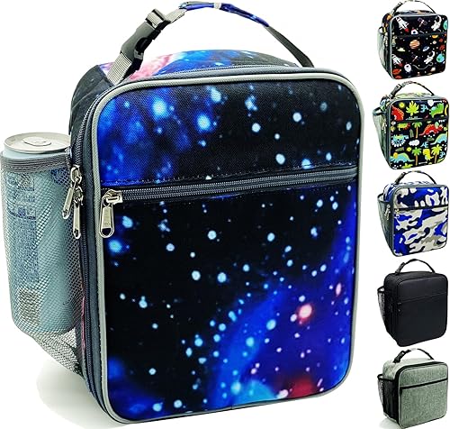 Miniatura 8 de Kulle Lonchera para niños, lonchera aislada para niños y niñas, lonchera congelable, lonchera reutilizable para niños, para la escuela, el trabajo,