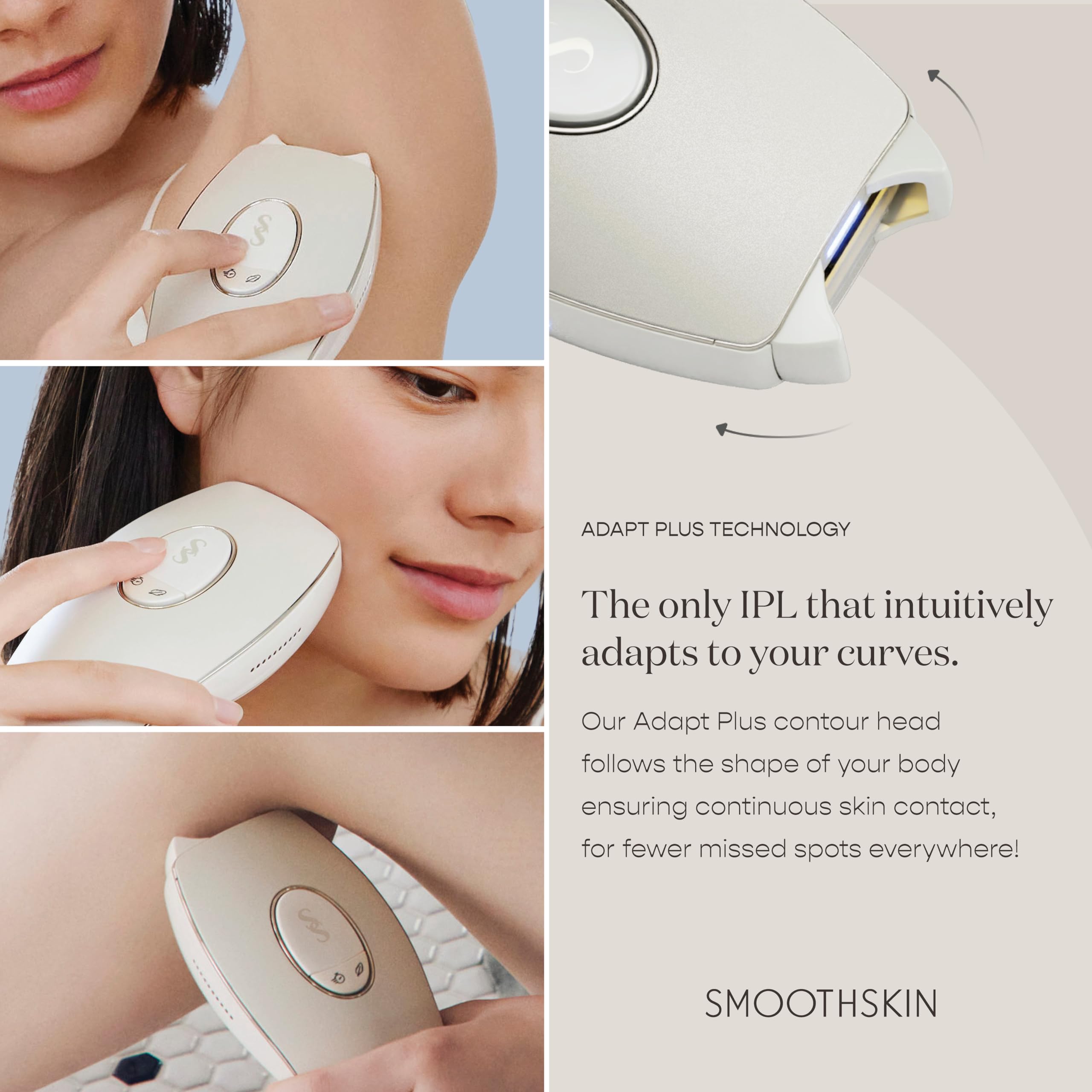 Amazon.com: SmoothSkin Pure Adapt Champagne IPL Laser Hair Removal 
