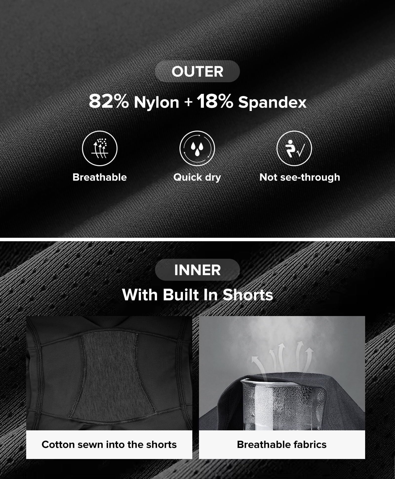 BRXL Womens Built-in Pull Down Shorts and Bra Tennis Dress UPF 50+ Adjustable Straps Athletic Golf Workout Active Black