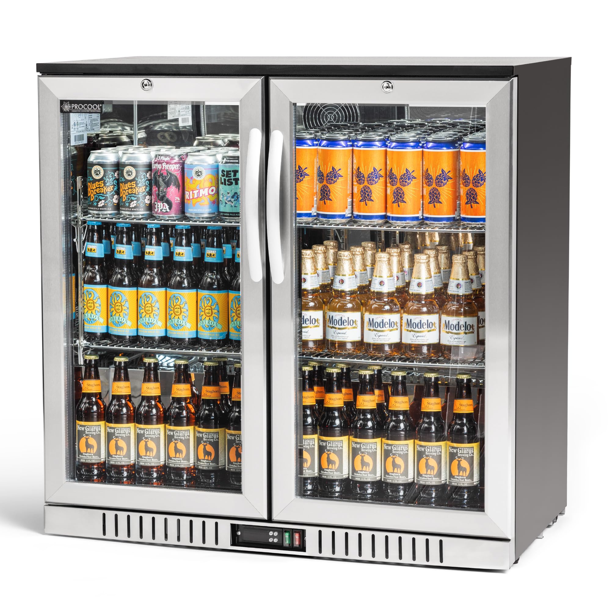 ProCool Creative Cooling Solutions RBS-2 7.4 cu ft Beverage Cooler Stainless Steel