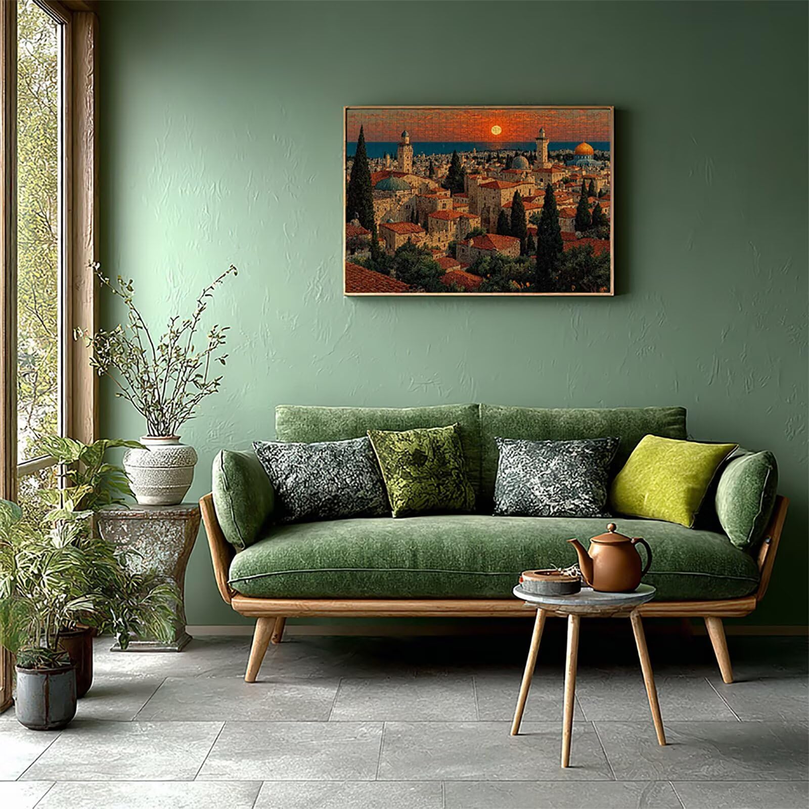 Puzzle Sunset 2000 sztuk dla dorosłych, architektura drewnianych puzzli z pudełkiem 99 x 70 cm, pomysł na prezent dla mężczyzn i kobiet, zabawa dla dorosłych, do gier rodzinnych, gier wyzwań