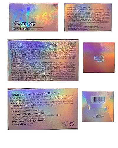 Miniatura 8 de Touch in Sol Pretty Filter Glassy Skin Balm Primer Paquete de 2 – Imprimación hidratante suave para la piel antes del maquillaje – Crema hidratante