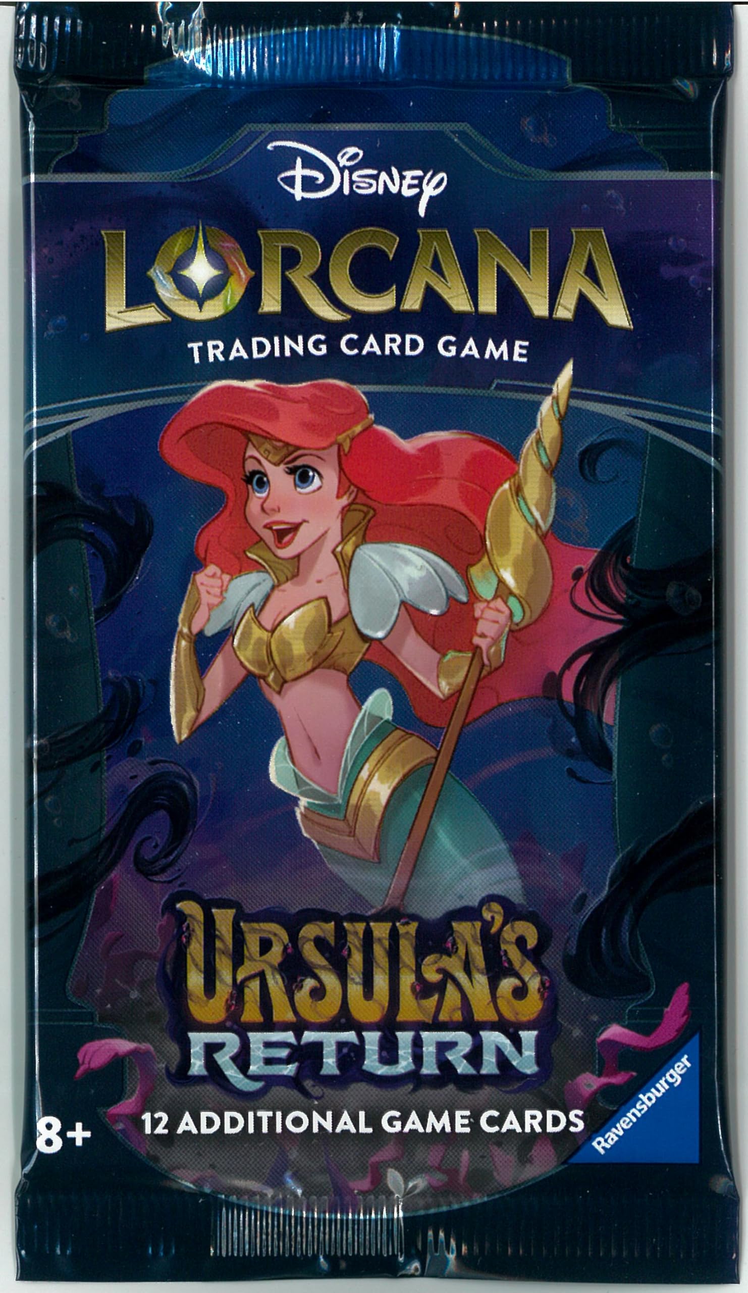 Ravensburger Disney Lorcana Trading Cards Game for Adults and Kids 8 Years Up - Booster Box (24 Individual Packs) - Set 4: Ursula's Return