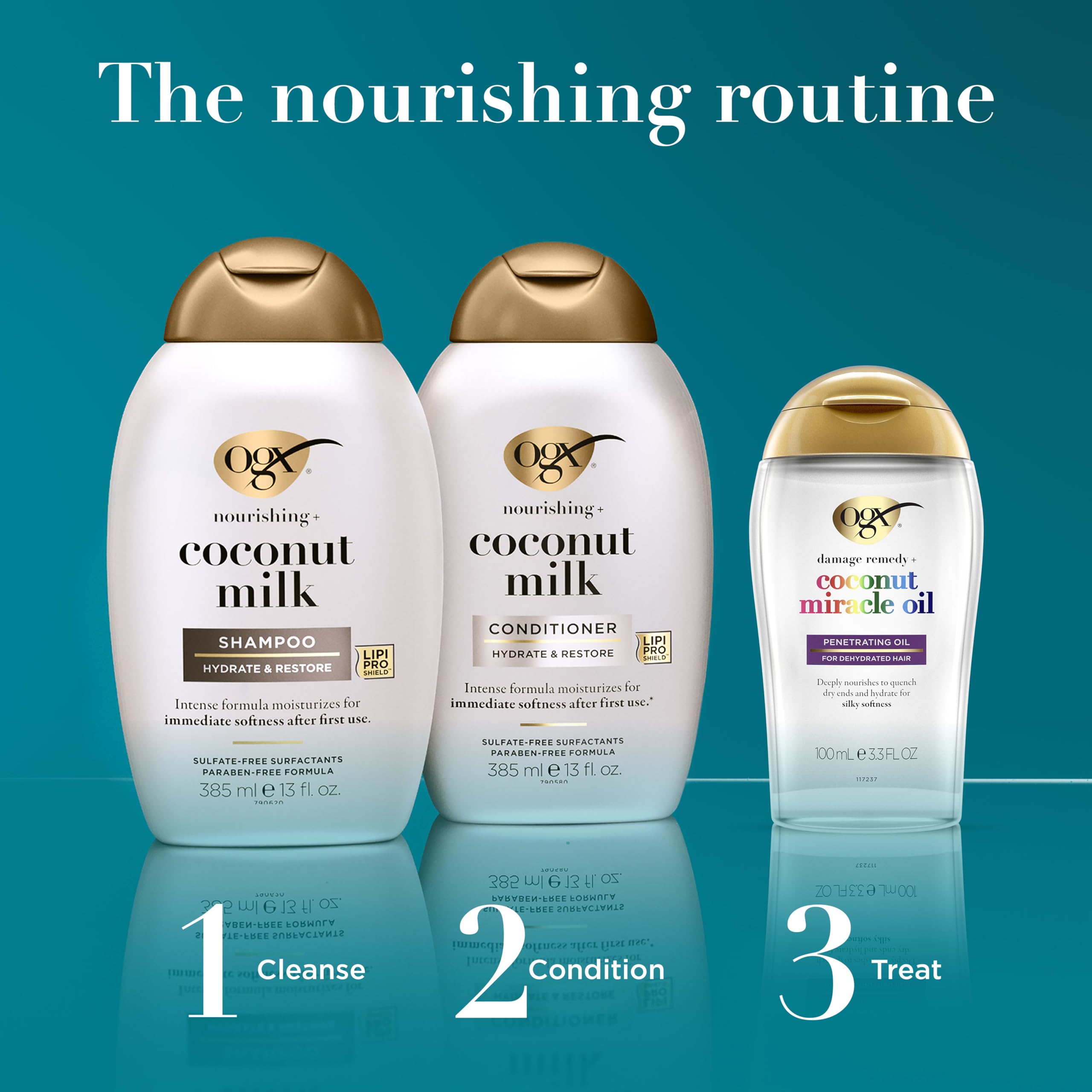 OGX Nourishing + Coconut Milk Shampoo and Conditioner Set