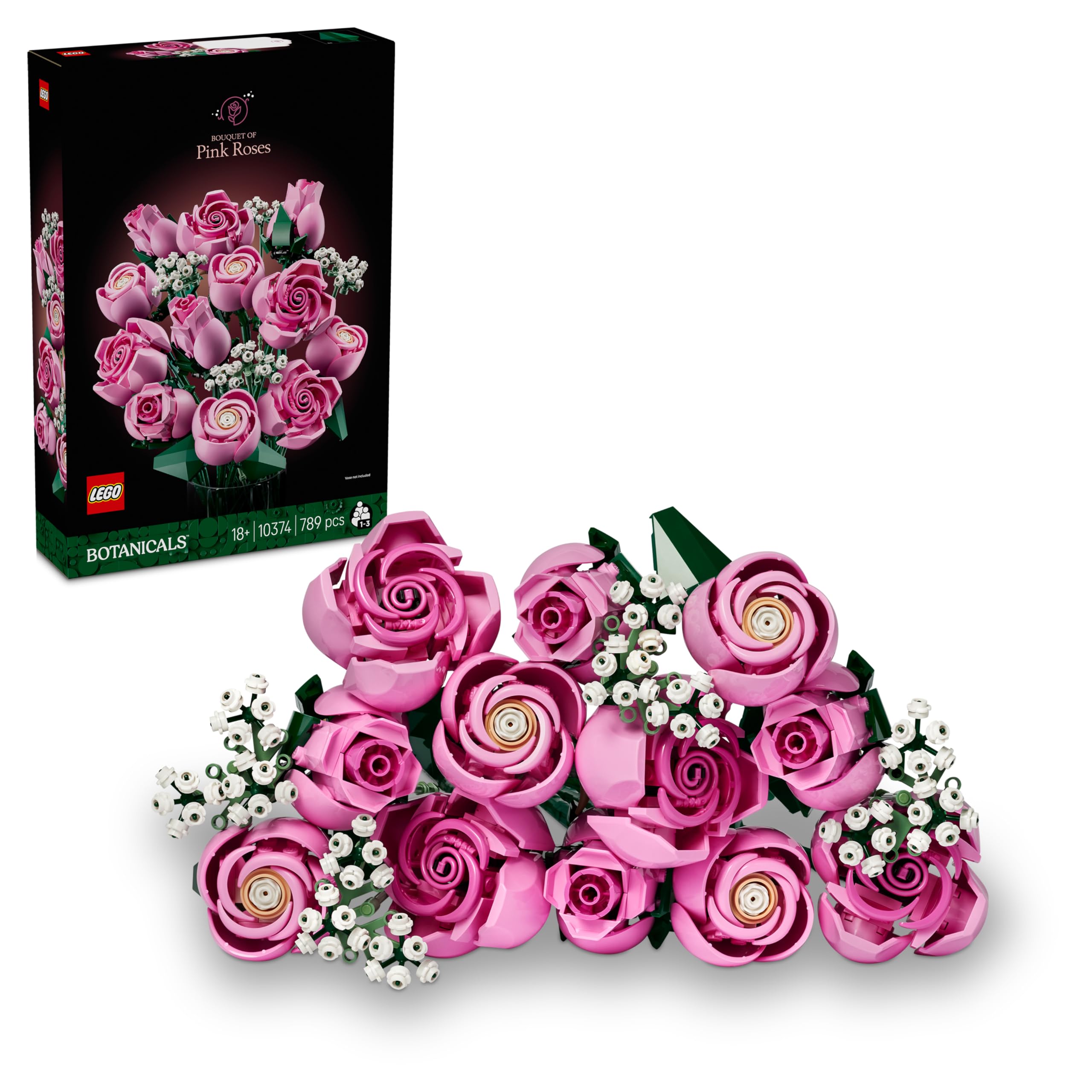 Lego BOUQUET DI ROSE ROSA 10374