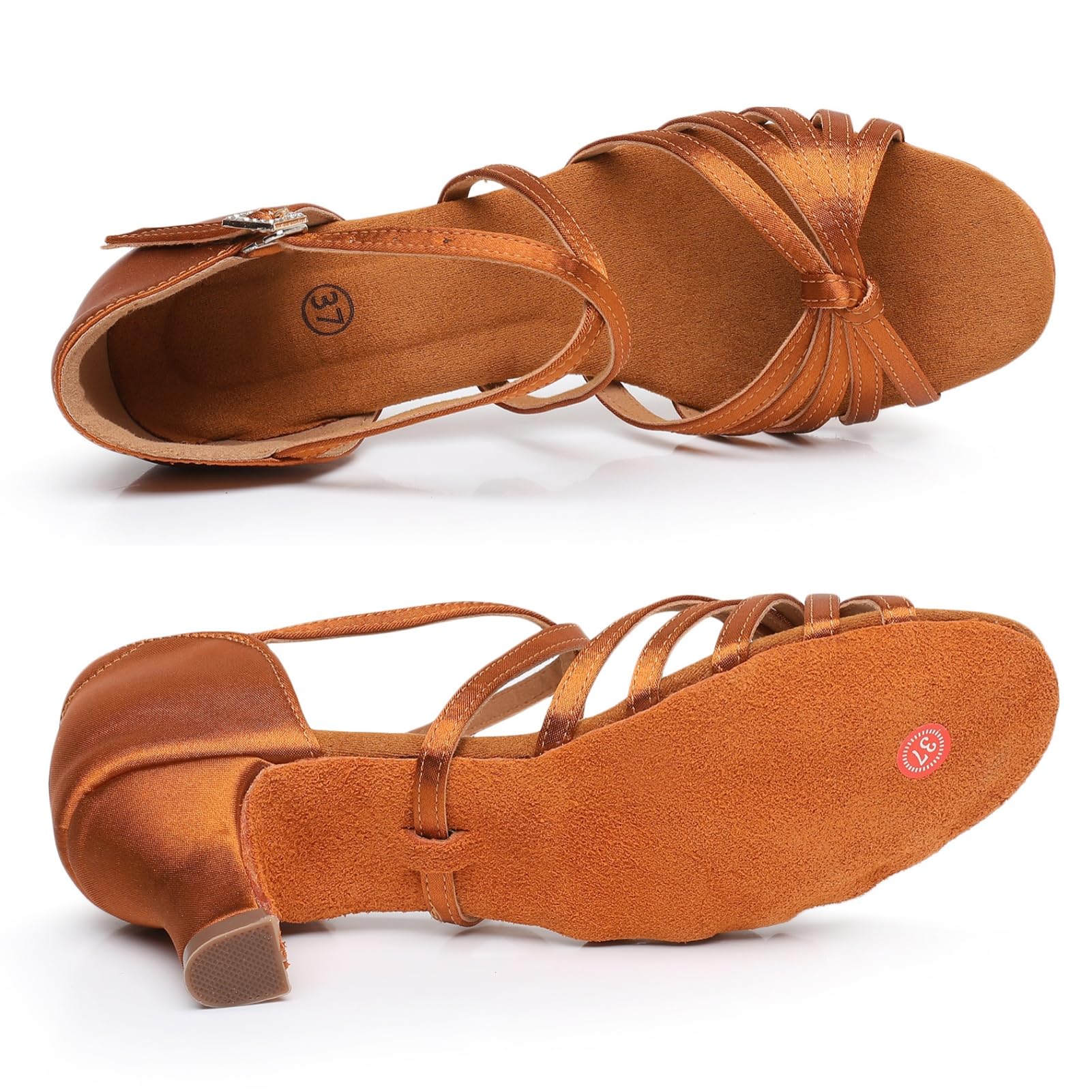 Rosefinch Latino Scarpe da Ballo per Le Donne Salsa Tango ChaCha Ballroom Pratica Scarpe da Ballo