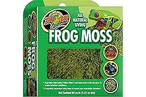 Zoo Med's 80 Cubic-Inch Premium Frog Moss - A Tropical Oasis for Your Amphibians