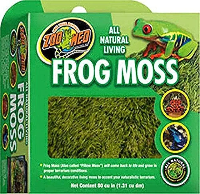 Natürliches Terrarien-Moos: Zoo Med Frog Moss für Feuchtigkeit, 1.31 l