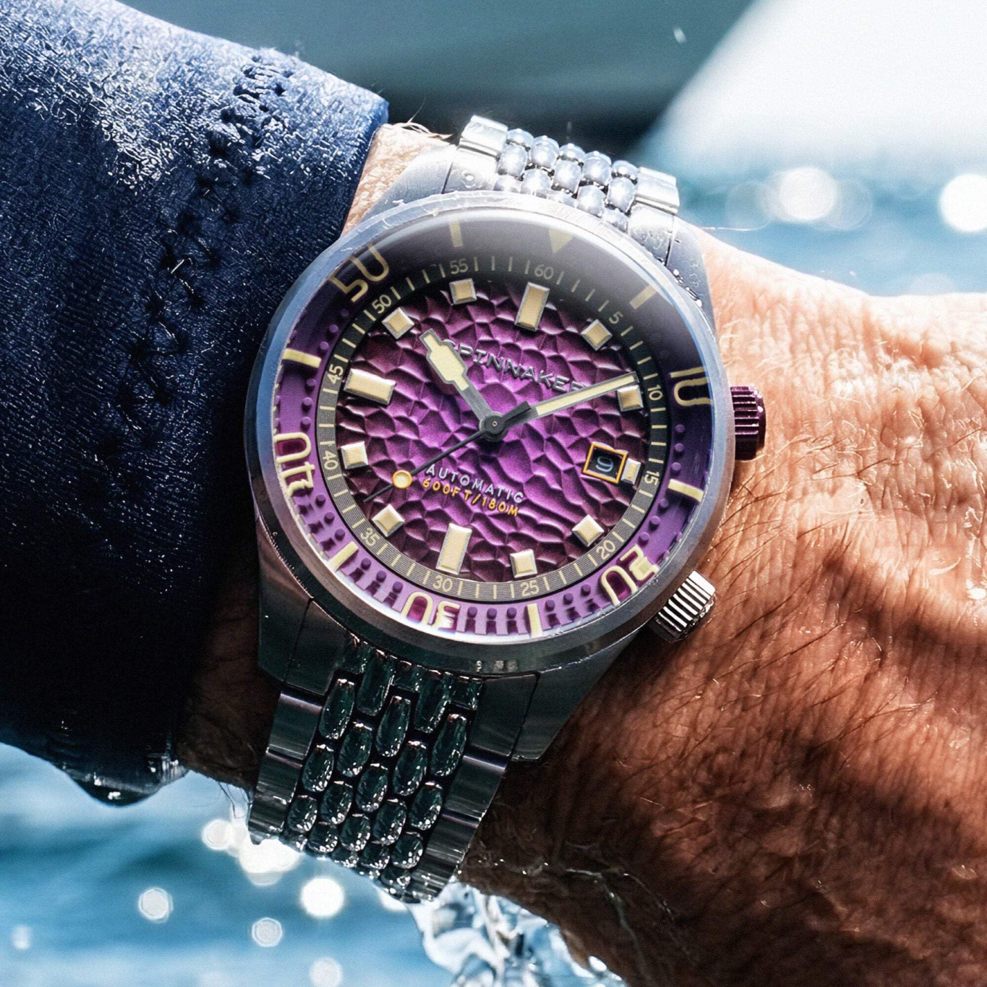 Spinnaker Bradner SP-5062 - Orologio automatico da uomo con cinturino in acciaio inox massiccio, 42 mm