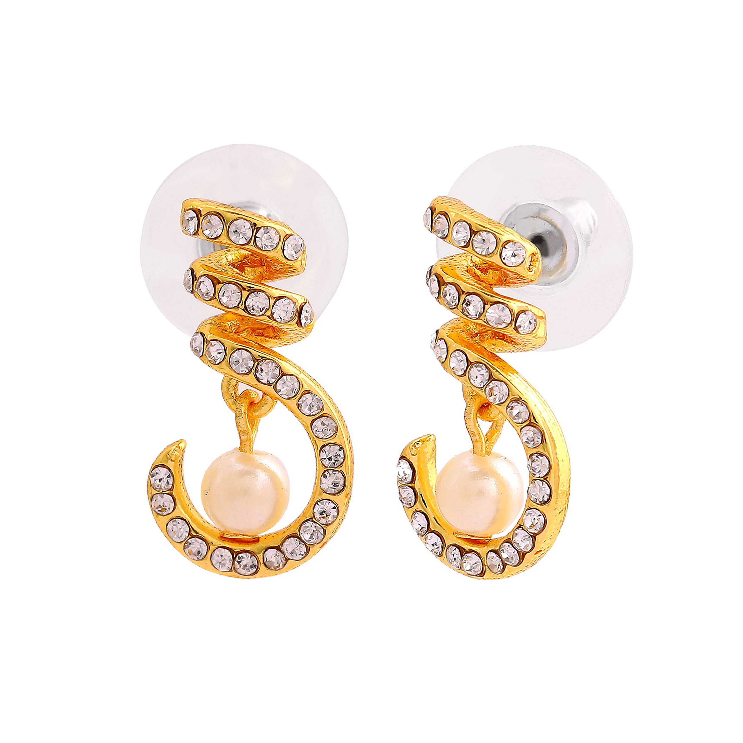 See full amazon price history chart for Gehena By Estele - Gold Tone Spiral Wrap Pearl Stud Earrings Gehena By Estele - Gold Tone Spiral Wrap Pearl Stud Earrings (B08HT72KZD) Amazon Price History, Amazon Price Tracker