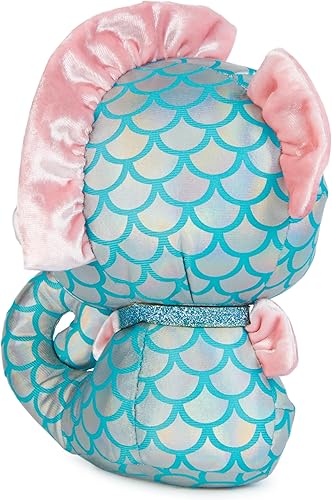 Miniatura 4 de GUND P.Lushes - Peluches de moda de diseñador, caballito de mar Mel Dives de alta calidad, rosa y verde azulado, 6 pulgadas