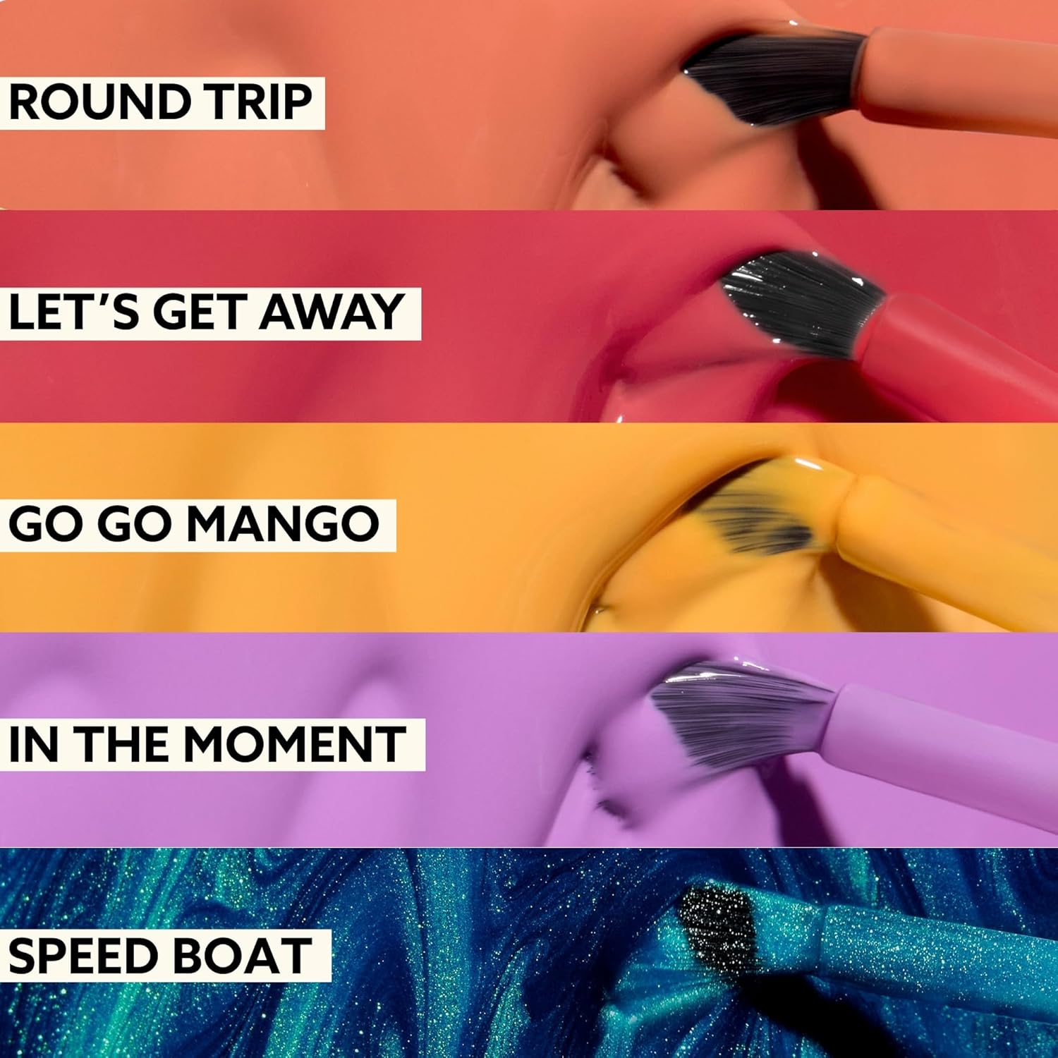 Dazzle Dry Mini Flight - Ticket to Paradise - 5 Mini Lacquers