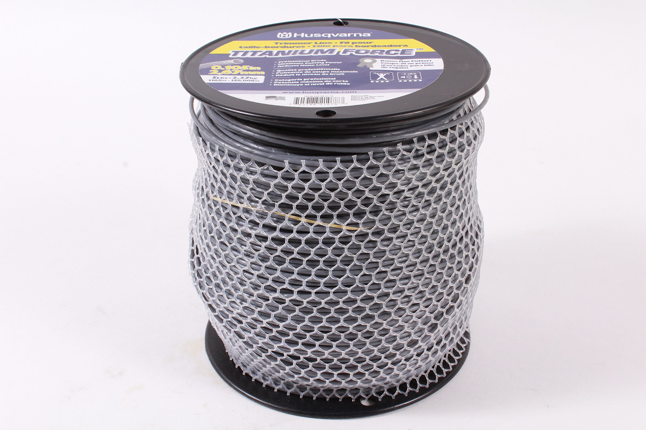 Original De Husqvarna 639005112 Grado Comercial Titanium Force . 080 "1/2lb Desbrozadora W/última Intervensión Cortador De Línea