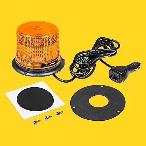 Miniatura 9 de LAMPHUS AURA 5.5" SAE Clase 1LED de 12W luz estroboscópica de emergencia Advertencia luz testigo para remolque construcción camiones Vehículos de