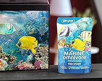 Vista 15 de Alimento para peces omnívoro tropical de 3 onzas para criadores avanzados. Dieta completa de gel de pescado de agua dulce para jóvenes y adultos.