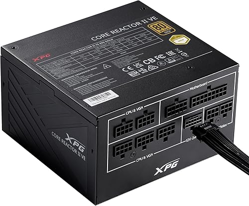 Miniatura 5 de XPG Fuente de alimentación modular Core Reactor II ATX3.0-80 Plus Gold - ATX - Fuente de alimentación totalmente modular - 1000 vatios