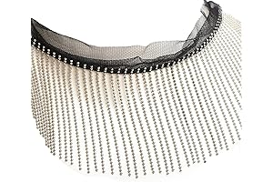 1 Yard Metal Trim Sewing Beaded Lace Ribbon Tassel Chain by Alloy