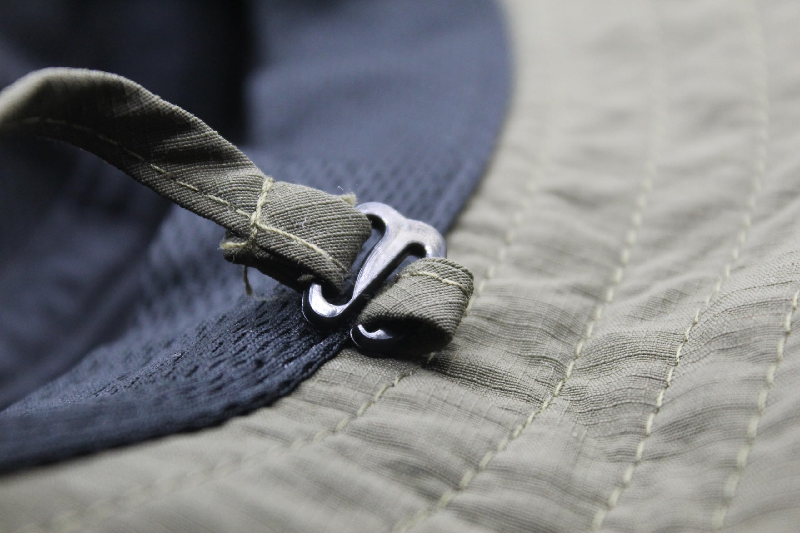 Chapeau Safari avec corde amovible, Upf50, imperméable, recyclé, taille S/M et L/XL