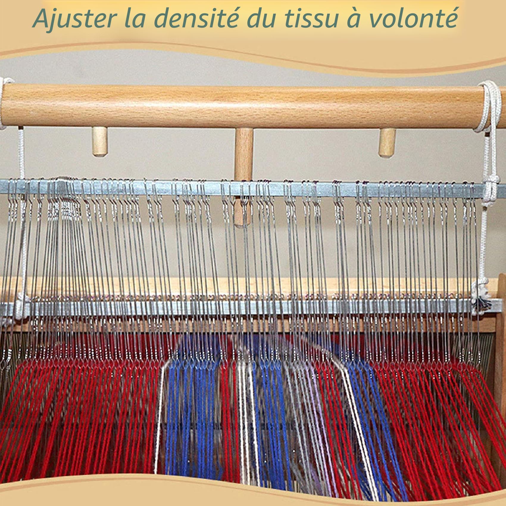 Homgaty – Cadre à Tisser En Bois 29x19 Cm – Kit Complet Laine – Débutants – Loisir Créatif Et Relaxant Pour Adultes