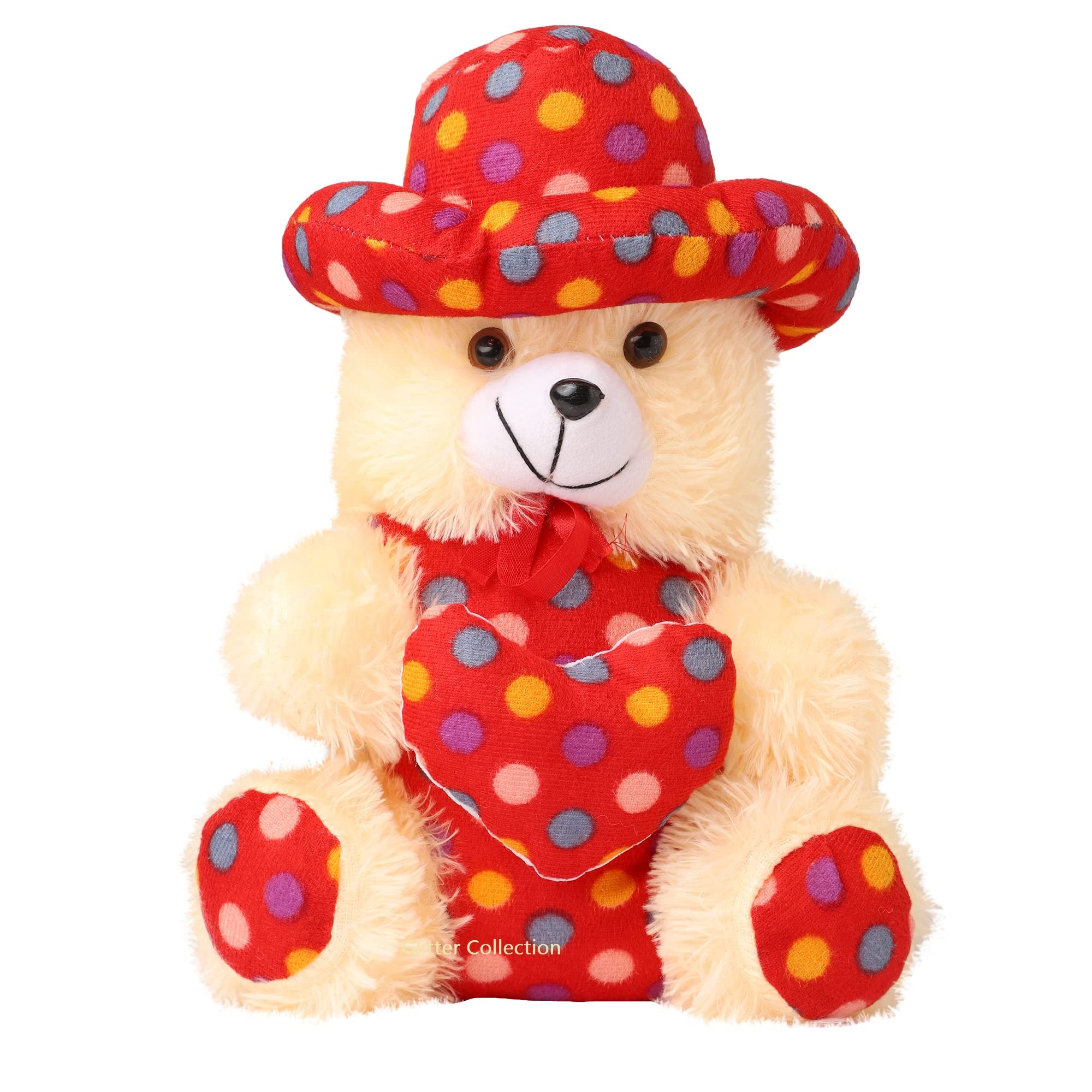 Glitter Collection Teddy Bear softplush Toys Ted001 (Cream-Red) (B0BX4CLP47) Amazon Price History, Amazon Price Tracker
